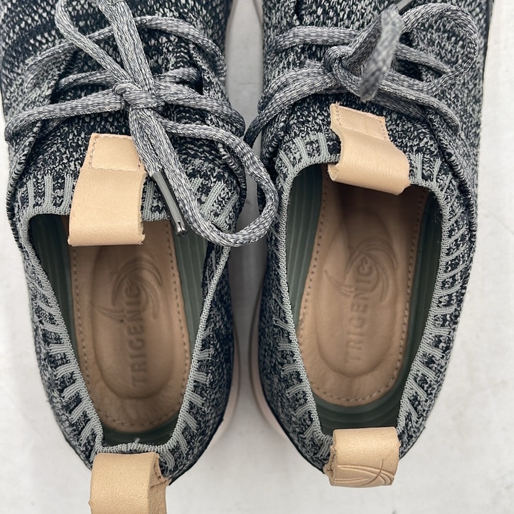 Clarks Trigenic Knit Lace Comfort Sneakers‎ womens 8.5 - Picture 6 of 8